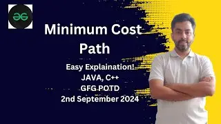 Minimum Cost Path | GFG POTD 2nd Sep 2024 | JAVA | C++