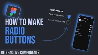 Figma Interactive Components | Radio Button