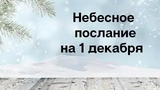 Небесное послание на 1 декабря. Дорога к успеху.