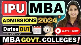 💥IP University MBA Admissions 2024 Alert📢 IPU CET 2024 Dates Out💥 #mba #ggsipu #ipucet #2024 #cuet