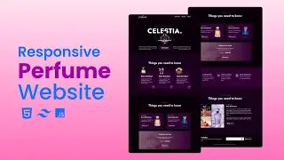 Tailwind CSS Build and Deploy a Fully Responsive Perfume Website