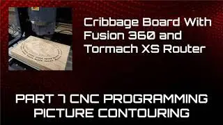 Custom Cribbage Board Pt. 7 Toolpath the Picture