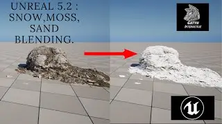 Unreal Engine 5.2 TUTORIAL : How to Create a Realistic Snow/Sand/Moss Modifier Material Function