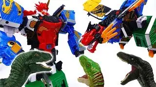 Geo-Mecha 5 Integration Captain Dino~! Dinosaurs In Tayo Town - ToyMart TV