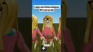 some roblox community will be get roasted by NPC girl #roblox #memes