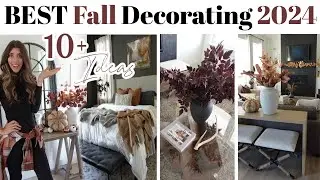 10 FALL DECORATING IDEAS 2024 / Rustic Fall Moody Decorating Ideas / Best Fall Florals