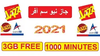 Jazz new sim offer 2021 / 3g free internet 1000 free minutes