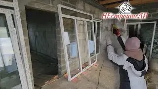 Новые окна в наш ДОМ !   We install windows in our house with our own hands!