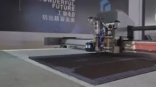 Раскрой на плоттере Ruizhou серии RZGIC с учетом совмещения рисунка ткани