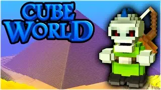 Into the Desert Pyramids - Cubeworld [Ep18]