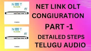 How to Configure NETLINK olt  | net link olt configuration | netlink olt configuration Telugu