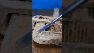 Antique Rusty Adjustable Wrench Restoration Videos #shorts