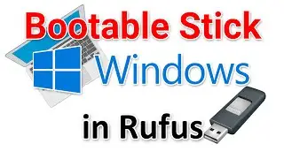 How to create bootable USB Windows 10 in Rufus