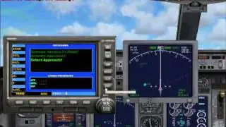 FSX tutorial: How to use my GPS for NAVIGATION AND APPROACH???!!!