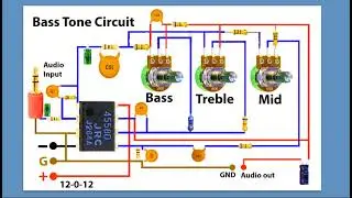 4558 ic subwoofer circuit||bass treble mid circuit diagram