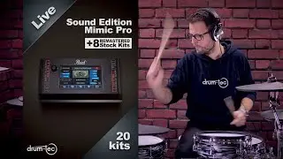 Pearl Mimic Pro Live Sound Edition: Custom Kits by drum-tec FREE with every module