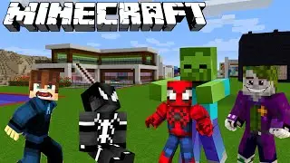 ÖRÜMCEĞİ TROLLEDİK ÇOK KIZDI Minecraft Maceraları Örümcek Adam