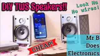 Bluetooth Speakers DIY| True Wireless Speakers (TWS)