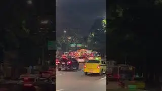 Hora do rush no bairro de Botafogo, Rio de Janeiro.