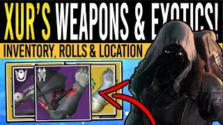 Destiny 2: XUR WEAPONS & BLACK ARMORY GEAR! 16th February Xur Inventory | Armor, Loot & Location
