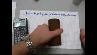 Pipe weight calculation in pounds