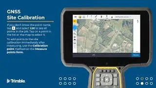 10 GNSS Site Calibration - Trimble Access - Getting Started