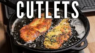 Italian Chicken Cutlets | Flour, Egg, Breadcrumbs