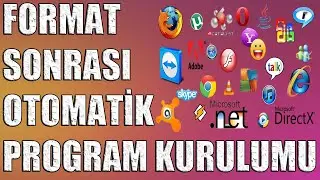 Format Sonrası Otomatik Program Kurulumu