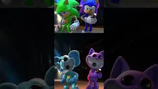 Catnap vs Sonic Twins got Scared  