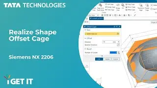 How to Create an Offset Cage in NX Realize Shape | Siemens NX 2206