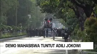 Demo Mahasiswa Tuntut Adili Jokowi