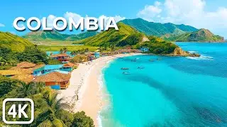 Carefree Colombia 4K: Relaxation Film with Calming Piano Music