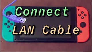 Nintendo Switch How to Connect to a LAN Cable or Ethernet Cable NEW!