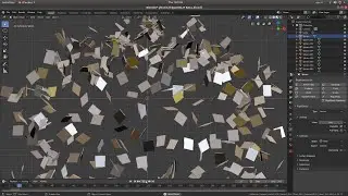 Blender 2.80 Tutorial: How Copy/Apply Rigid Body Physics To A Large Number Of Objects.