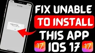 How to fix unable to install app ios integrity could not be verified 2024|Unable to install app 2024