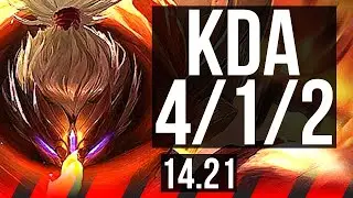 JAX vs K'SANTE (TOP) | 68% winrate, 4/1/2 | KR Master | 14.21