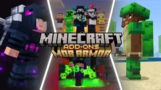 Mob Armor Add-On Full Showcase | Minecraft Bedrock Marketplace Addon