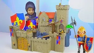 Даник и ЗАМОК РЫЦАРЕЙ ЛЬВА от Playmobil - Видео для детей с игрушками для мальчиков. Kids Children