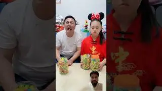 Happy candy family challenge show 🤪 #shorts #shortvideo #shortsviral #candy #family #challenge