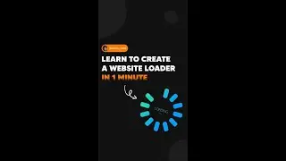 CSS Loader Animation In 1 Minute | CSS Tutorials