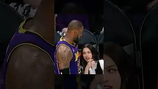 LeBron showed off for Olivia Rodrigo 😭💀