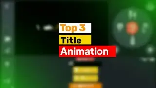 Top 3 Minimal Title Animation In Kinemaster || Kinemaster Tutorial