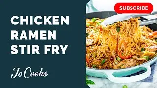 Chicken Ramen Stir Fry | JoCooks.com