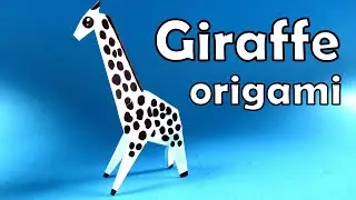 Paper giraffe easy to make - origami giraffe