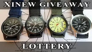Xinew watch giveaway lottery