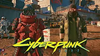 Arasaka soldiers VS Militech soldiers | Cyberpunk 2077