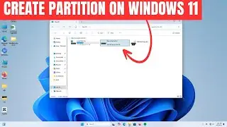 How To Create Partition In Windows 11 | Create Partition Hard Drives [2024]