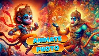 How to Animate a Photo #cutehanumanji