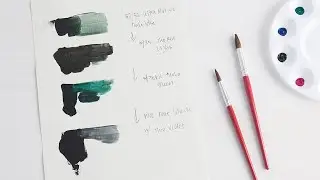 How to Mix Black in Acrylic Paint | Creativebug