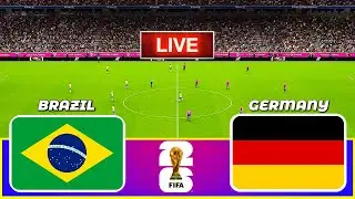 BRAZIL vs GERMANY - FIFA World Cup 2026 FINAL || Live Football Match | PES 21